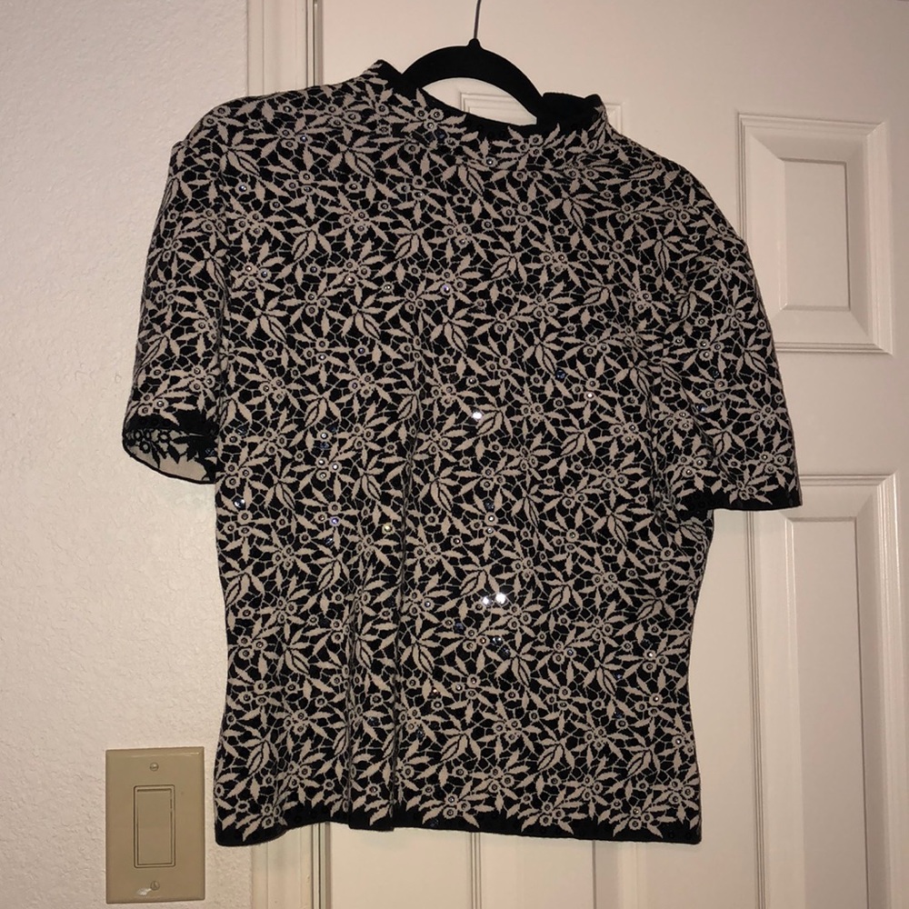 ST. JOHN EVENING TOP by Marie Gray*Mint Condition*